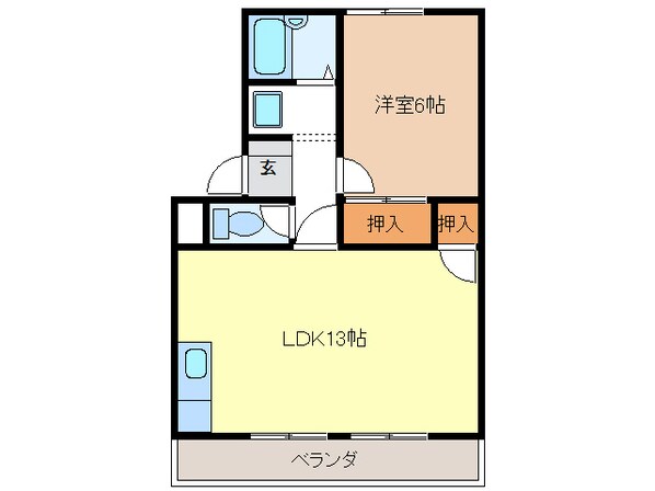 メゾンハーベスト　Ｃ棟の物件間取画像